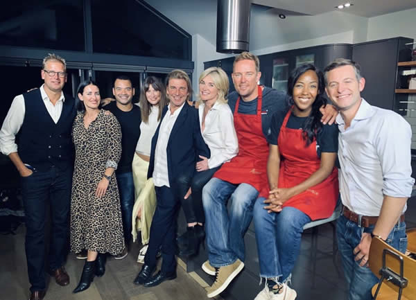 BLOODWISE Cancer charity dinner in the kitchen